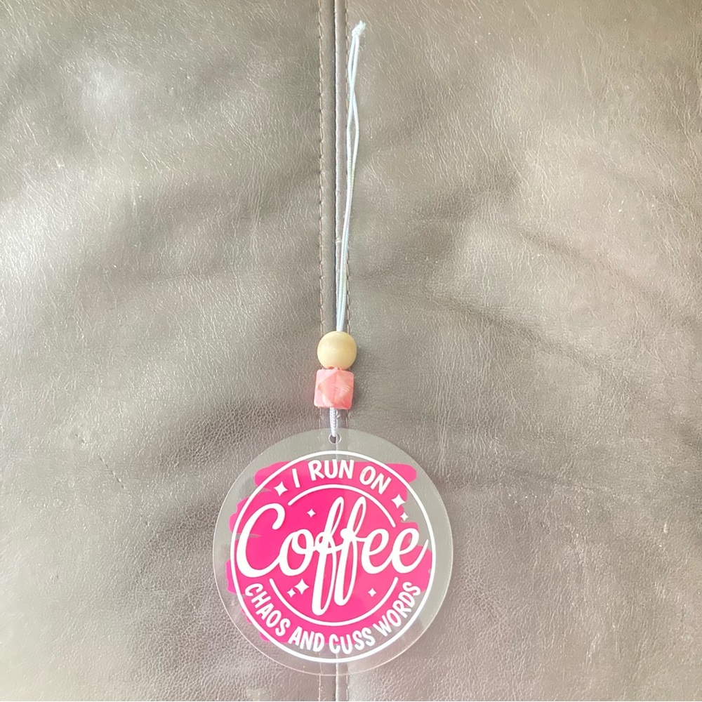Pink Coffee Chaos Ornament